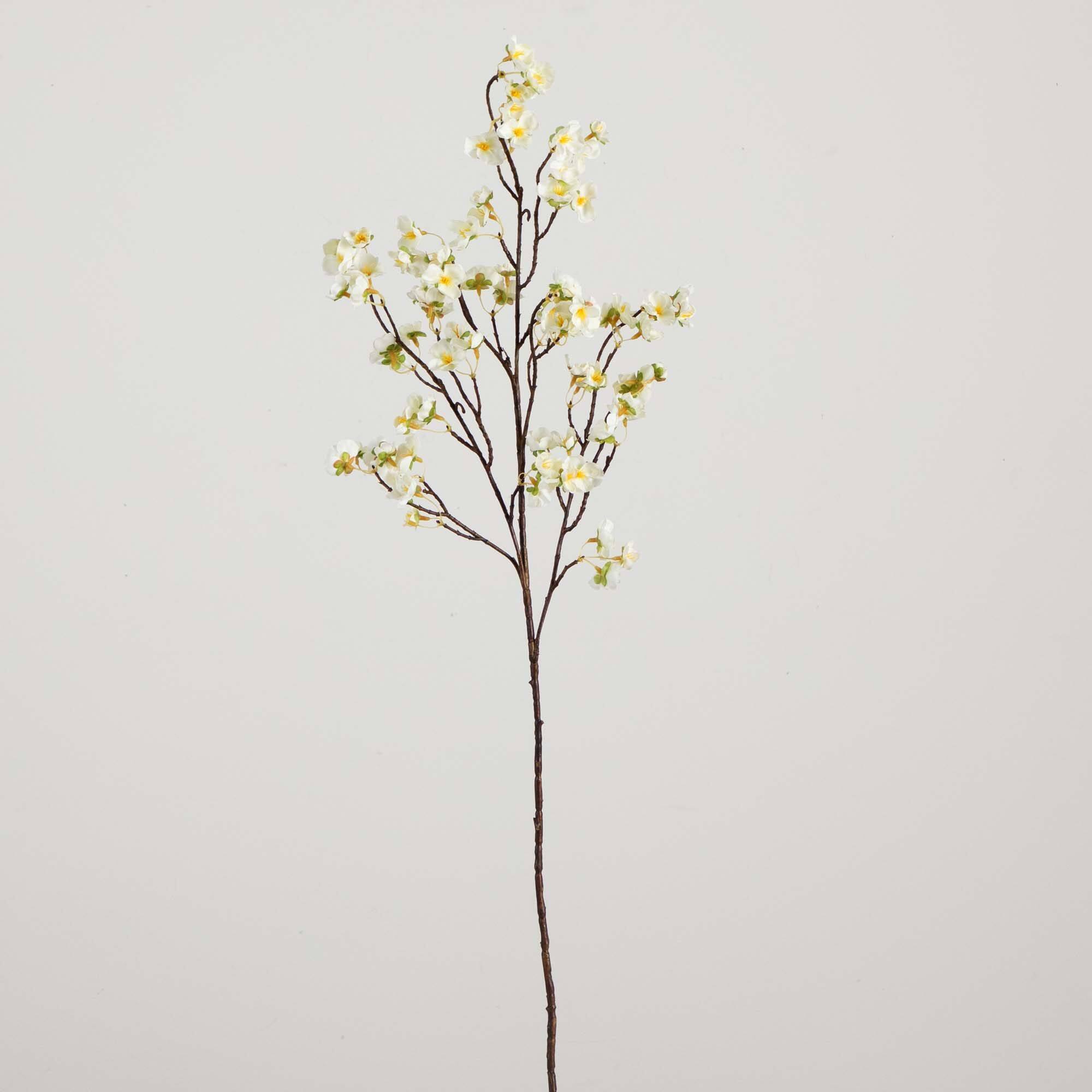 41" White Cherry Blossom Flower Stems, 3ct.